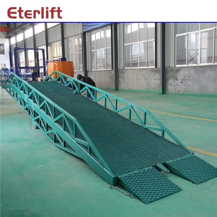 Hydraulic dock levelers