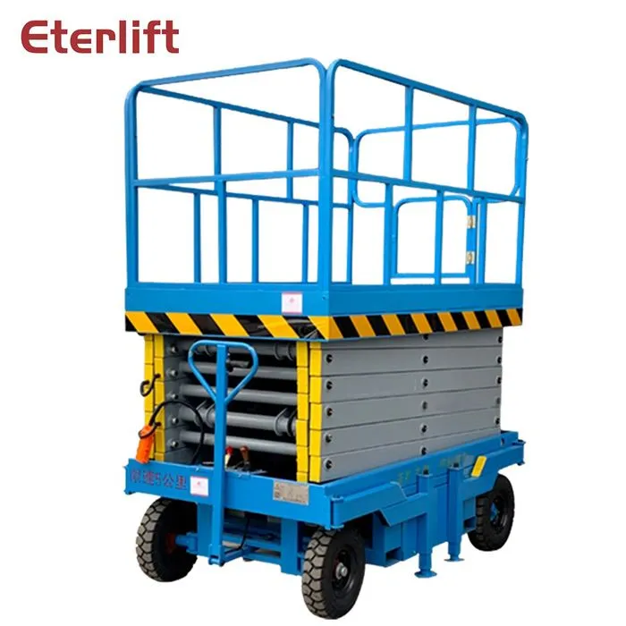 Tavolo di sollevamento idraulico mobile