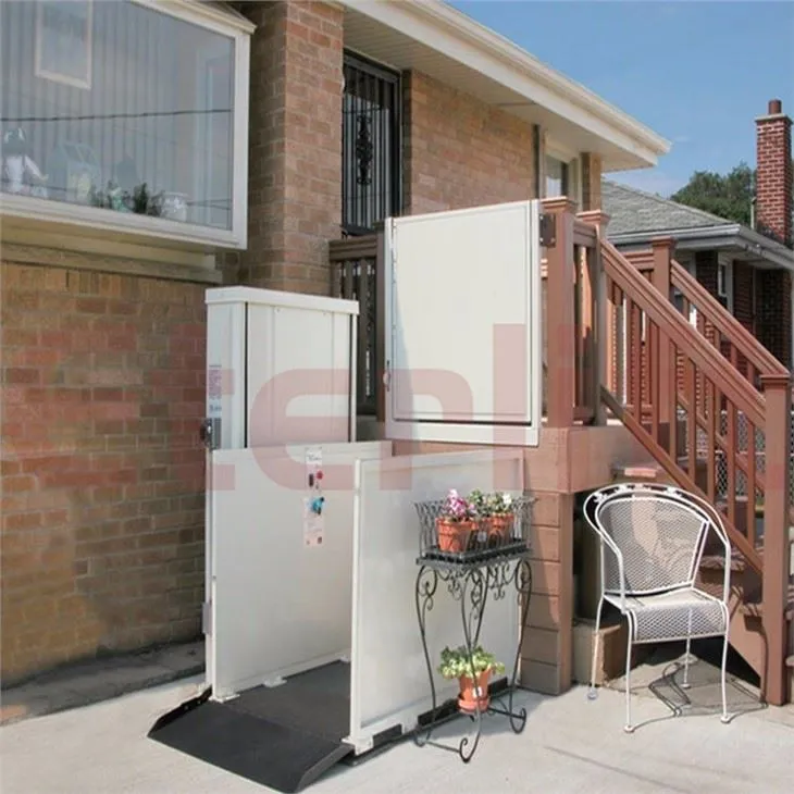 Ascensore elettrico per sedie a rotelle all'aperto