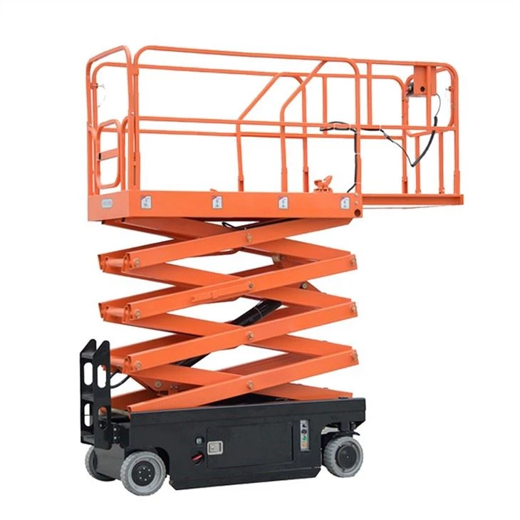 Piattaforma elevatrice a forbice semovente per il noleggio