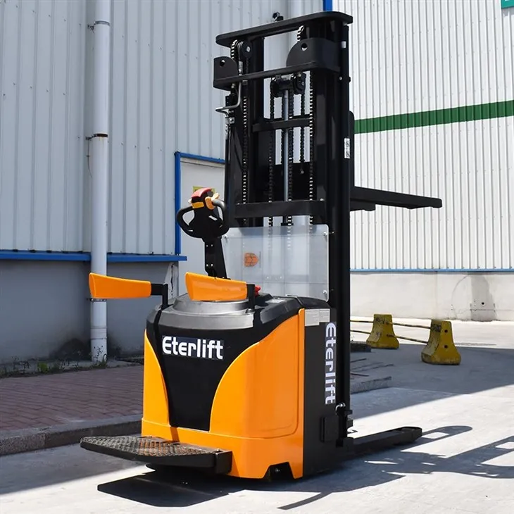1.5T-2.0T Stand-on Full Electric Pallet Stacker
