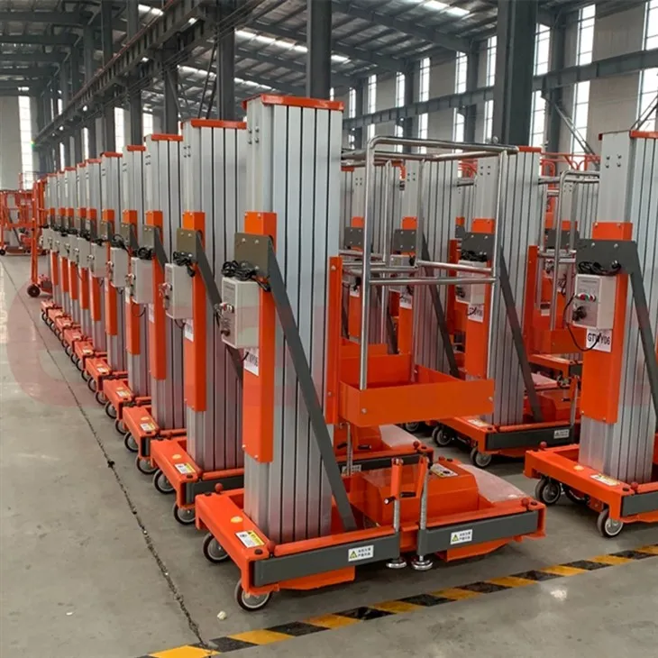 Il sollevatore in lega di alluminio a montante singolo